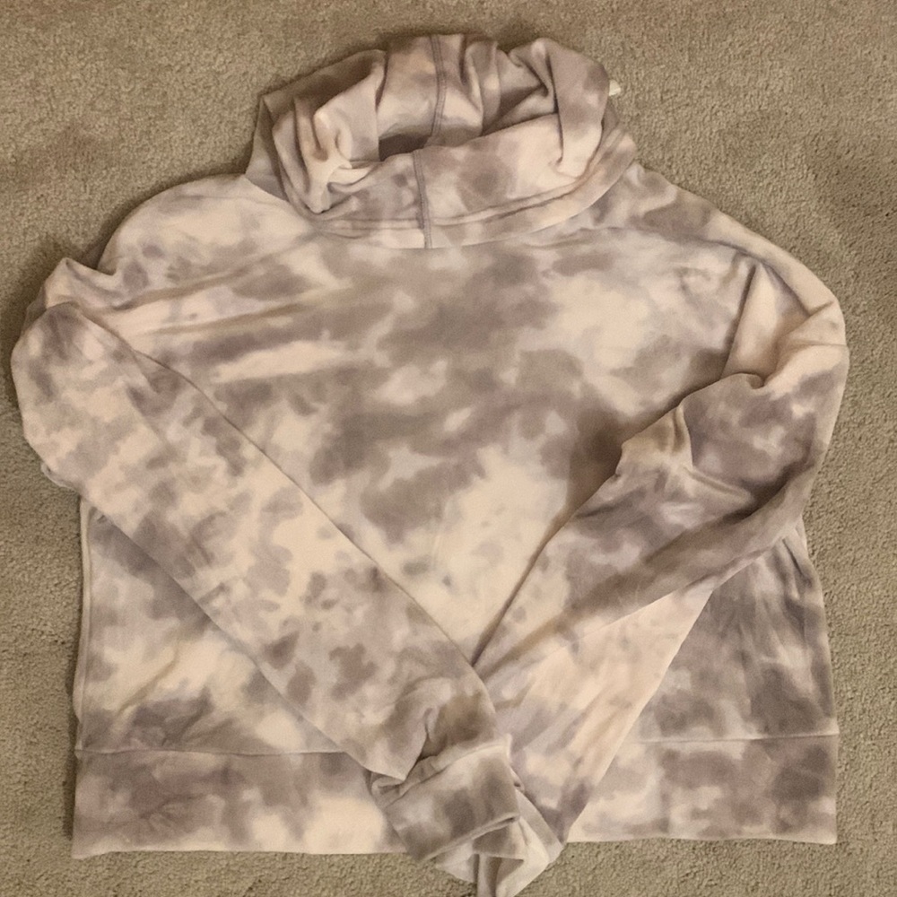 White and Grey Cropped Sweater